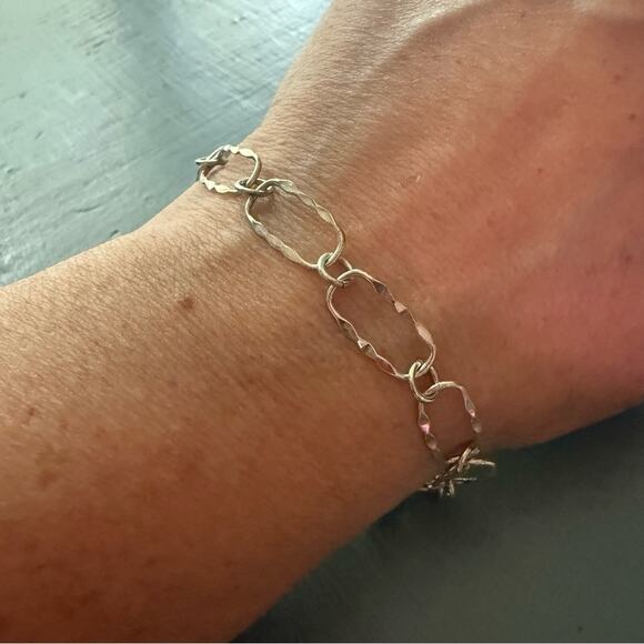 Taxco 925 Sterling Silver Chainlink Bracelet - Picture 6 of 7